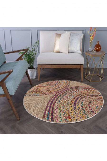 Tapis  - 90x90 - Multicolor - 599HFT4912