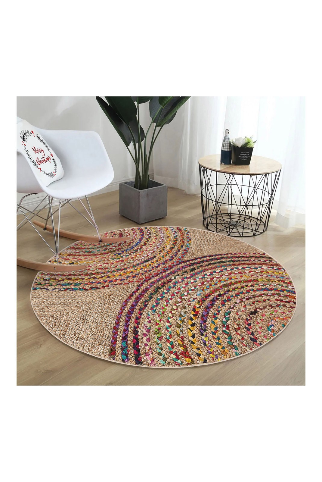 Tapis  - 90x90 - Multicolor - 599HFT4912