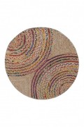 Tapis  - 120x120 - Multicolor - 599HFT4915