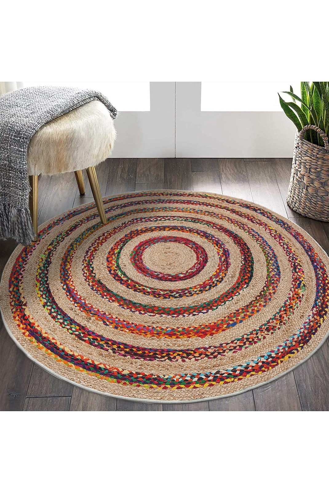 Tapis  - 140x140 - Multicolor - 599HFT5161