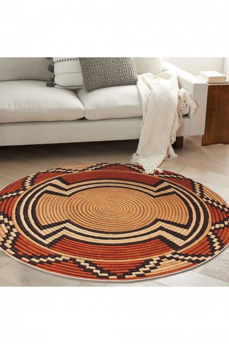 Tapis  - 90x90 - Orange - 599HFT5303