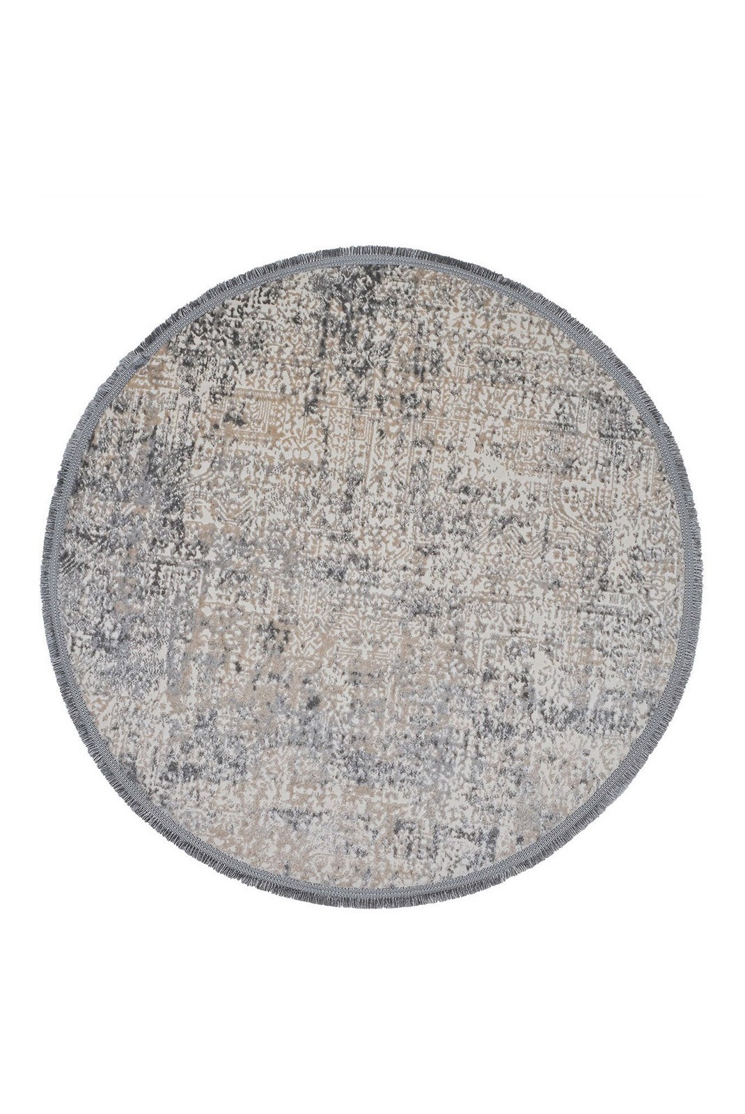 Tapis rond  - 80cm - Grey / Beige - 614CCL1571