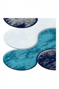 Tapis  - 50x80 - Light Blue / Turquoise / Lilac / Navy Blue - 708HFT1761