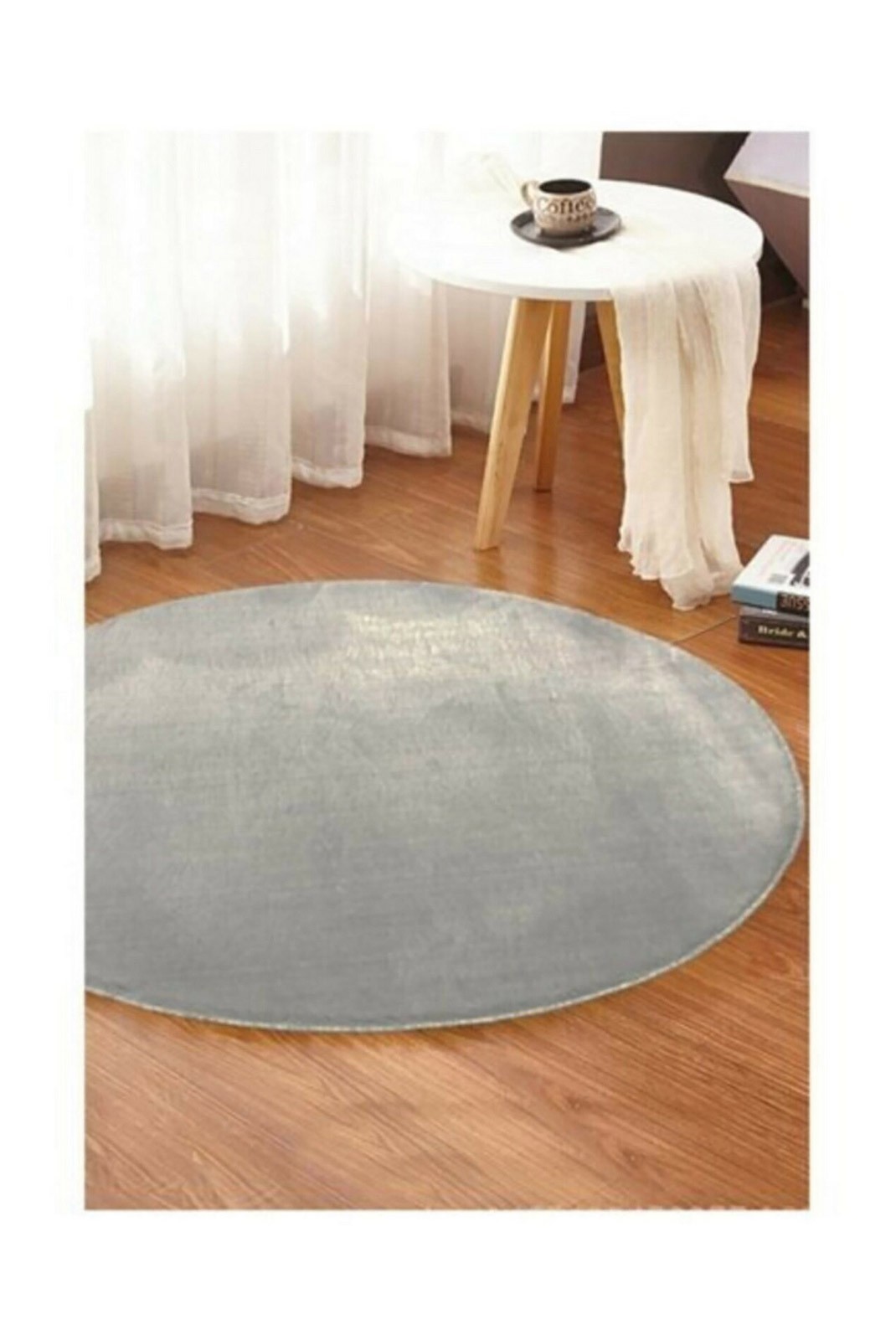 Tapis rond  - 100cm - Light Grey - 916HFT1190