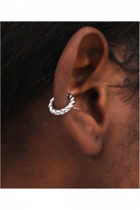 Boucle d'oreille cartilage argentée - AOKP2320 - Silver - 431RSS1101