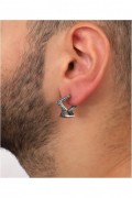 Boucle d'oreille en argent - AOKP2343 - Silver - 431RSS1107