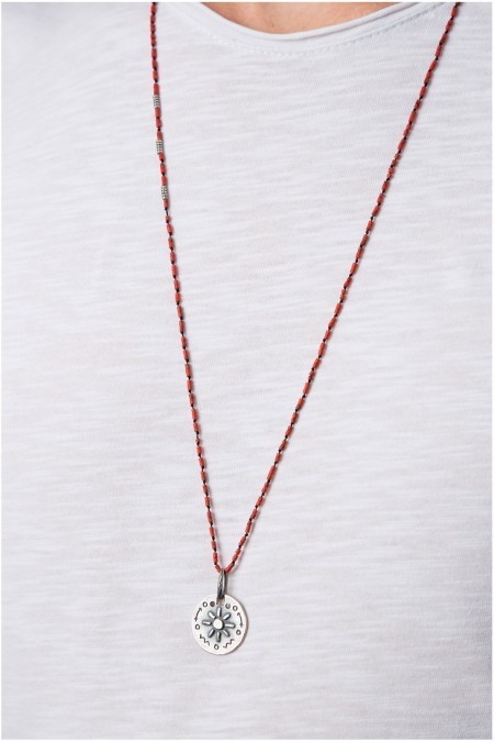 Collier - ERN2128 - Red/Silver - 436ELS1196