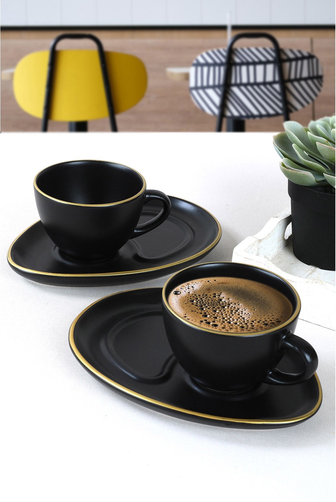 Service de tasses à café (4 Pièces) - St606004F956A841600Magd200 - Black - 275KRM1494