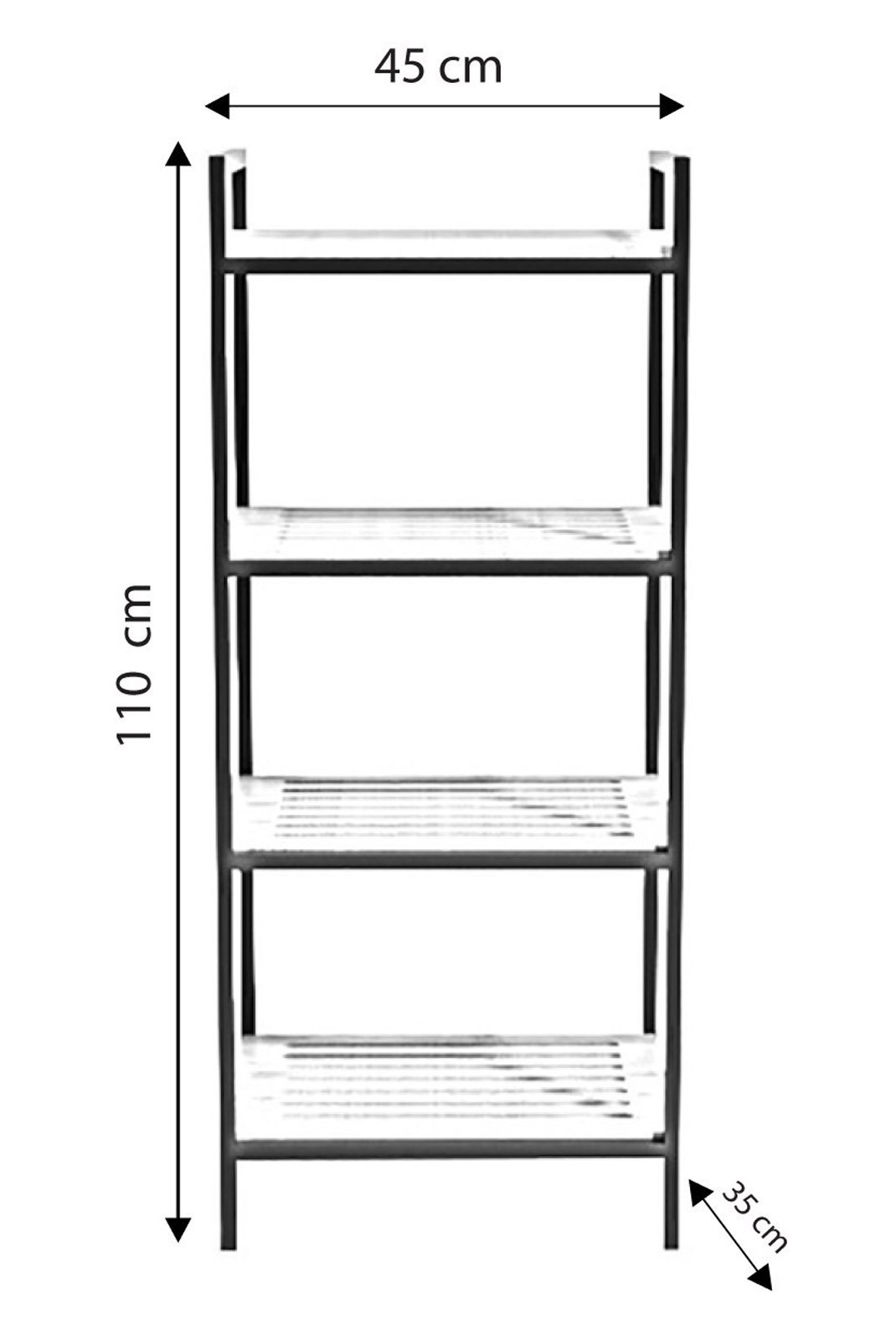 Armoire de toilette - Stralsund L2039 - Oak / Black - 285LCV1263