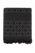 Serviette de toilette - Twins - Anthracite - 338CTN1601