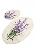 Tapis de bain (2 Pièces) - Lavender Djt - 359CHL1532