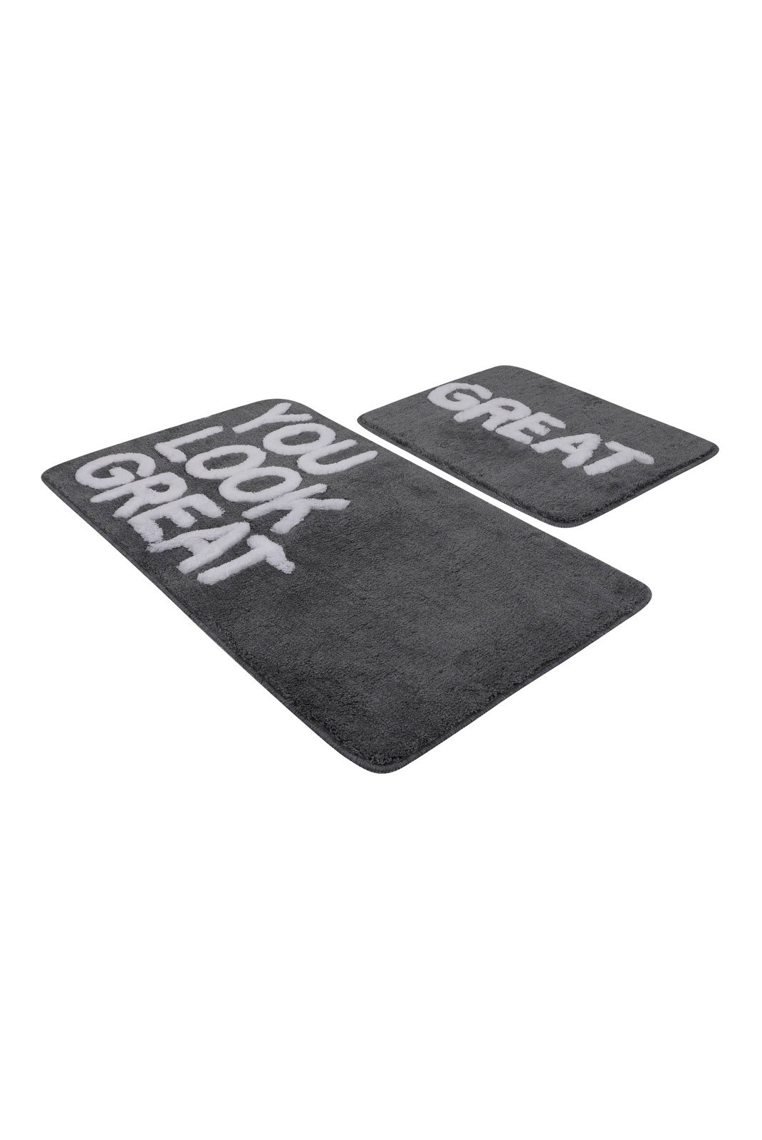 Tapis de bain (2 Pieces) - Great - Grey - 359CHL2460