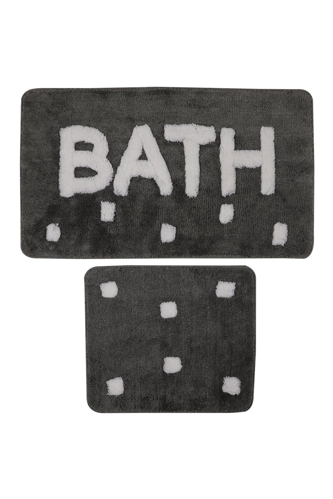 Set 2 tapis de bain  - Bath - Fume - 359CHL4350