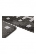 Set 2 tapis de bain  - Bath - Fume - 359CHL4350