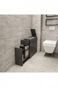 Meuble de salle de bain - Calencia - Anthracite - Anthracite - 854KLN3909