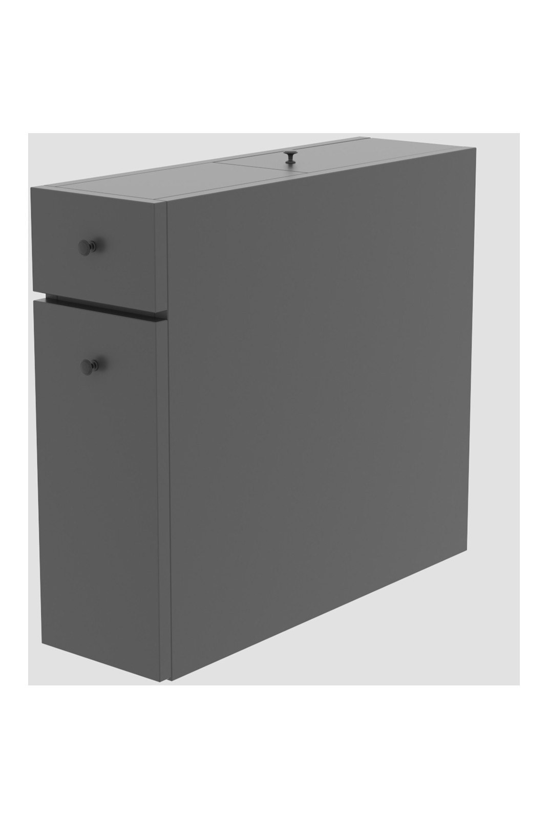 Meuble de salle de bain - Calencia - Anthracite - Anthracite - 854KLN3909