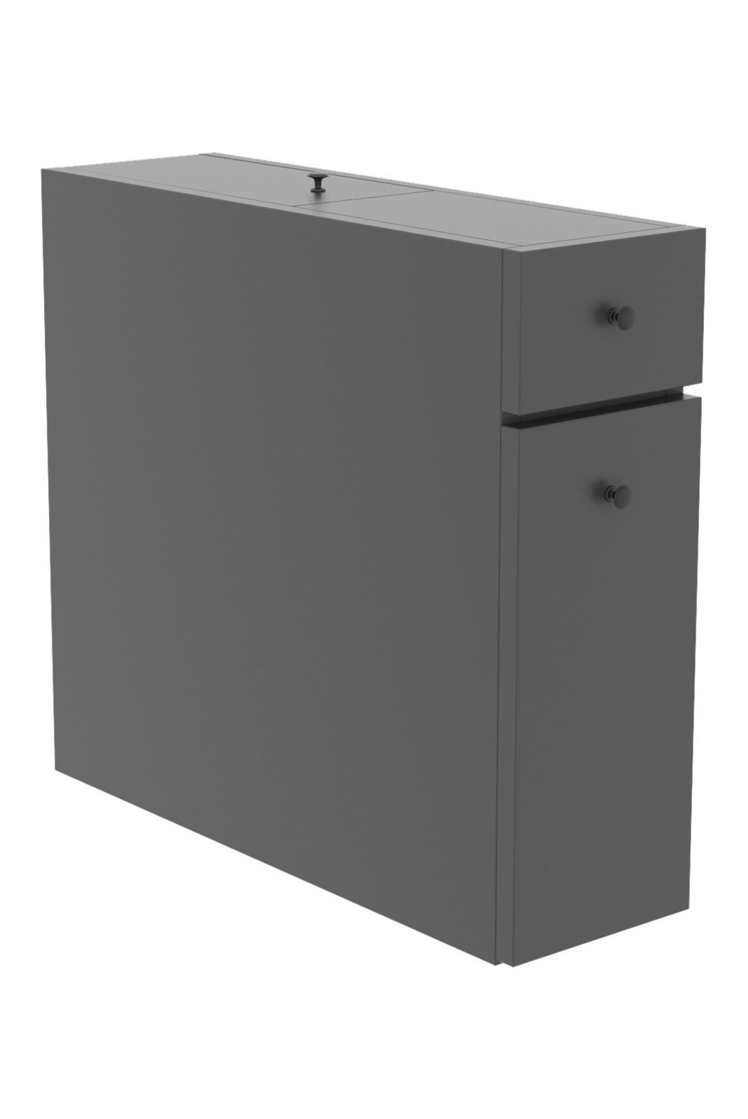 Meuble de salle de bain - Calencia - Anthracite - Anthracite - 854KLN3909