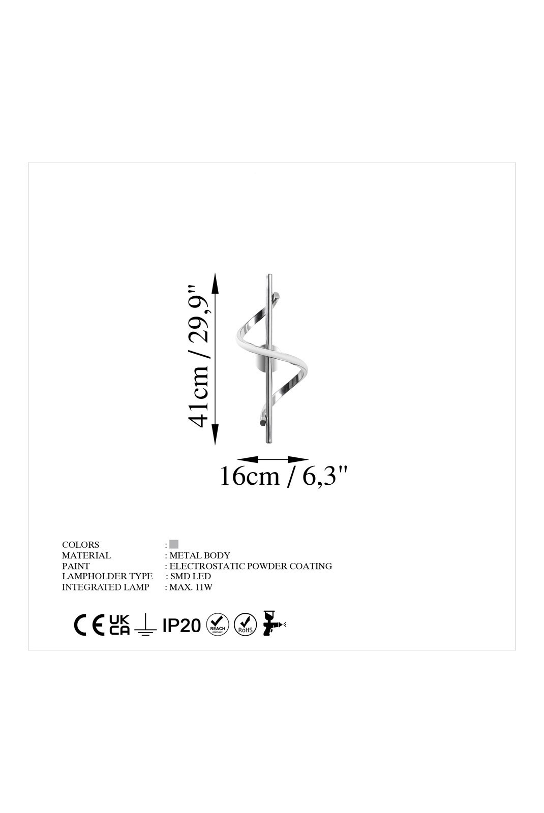 Applique - Likma - 13513 - Chrome - 119FRS1116