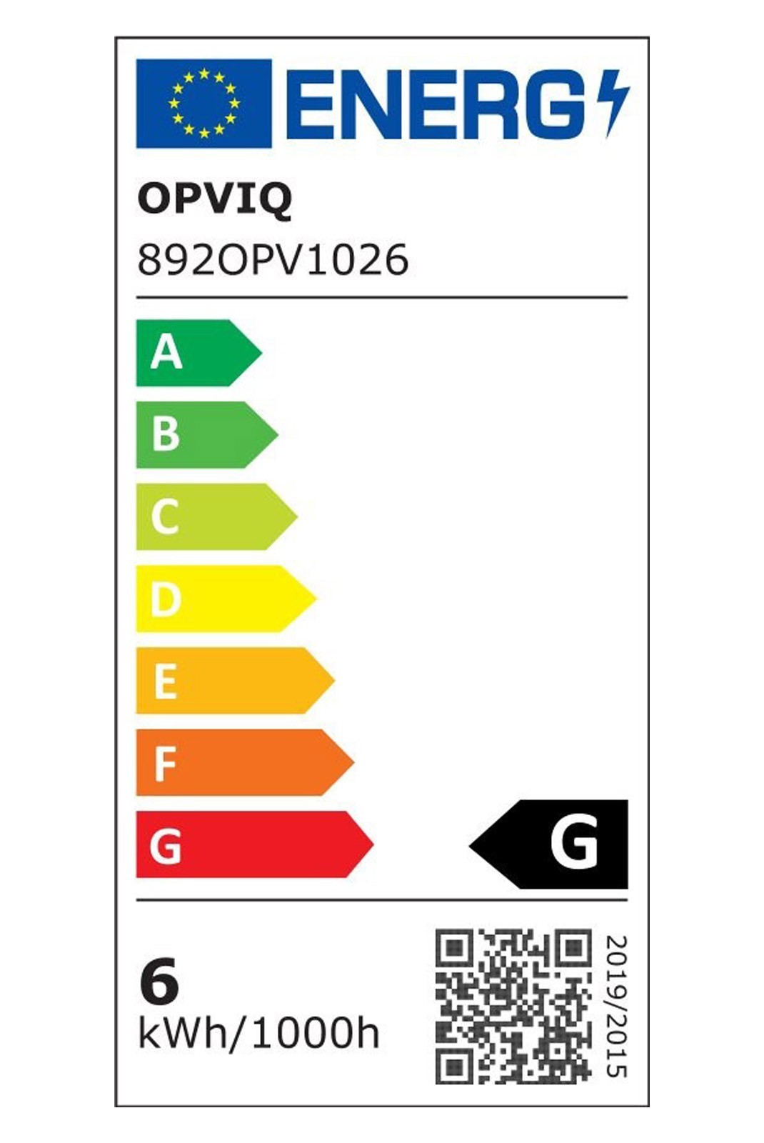 Ampoule LED - OP - 026 - Warm Yellow - 892OPV1026 OPVIQ  892OPV1026