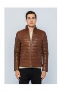 Veste en cuir - BASICS & MORE - Chestnut - BA123565