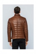 Veste en cuir - BASICS & MORE - Chestnut - BA123565