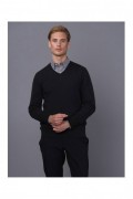 Pullover - BASICS & MORE - Black Melange - BA340933