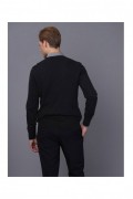 Pullover - BASICS & MORE - Black Melange - BA340933