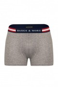 Pack 3 boxers - BASICS & MORE - Black/White/Grey - BA364103