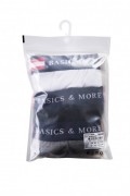 Pack 3 boxers - BASICS & MORE - Black/White/Grey - BA364103