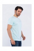 T-shirt - BASICS & MORE - Blue - BA528978