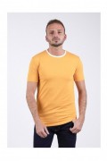 T-shirt - BASICS & MORE - Mustard - BA617900