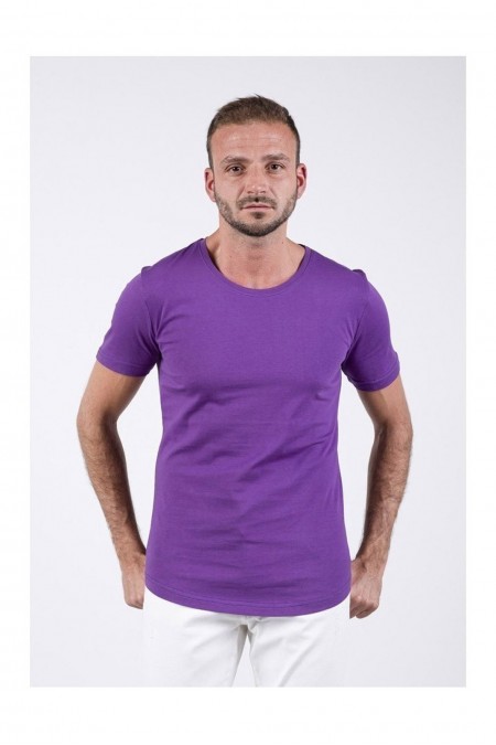 T-shirt - BASICS & MORE - Purple - BA693884