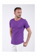 T-shirt - BASICS & MORE - Purple - BA693884