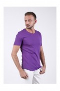 T-shirt - BASICS & MORE - Purple - BA693884