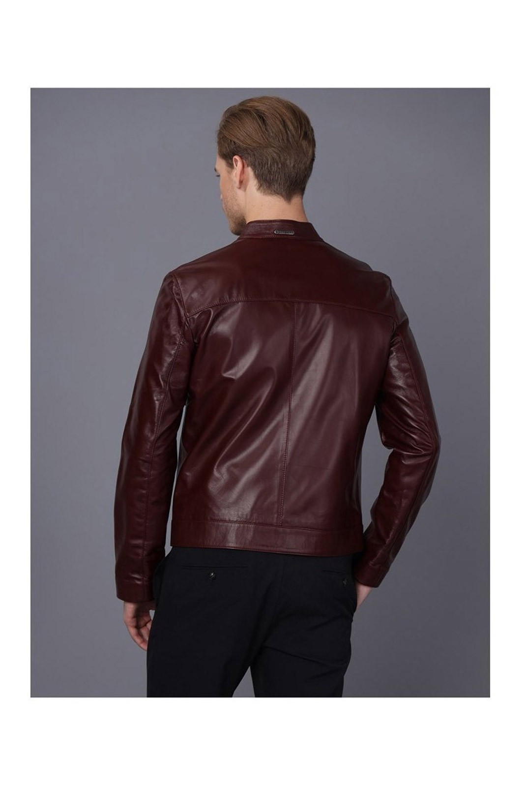 Veste en cuir - BASICS & MORE - Damson - BA8236563