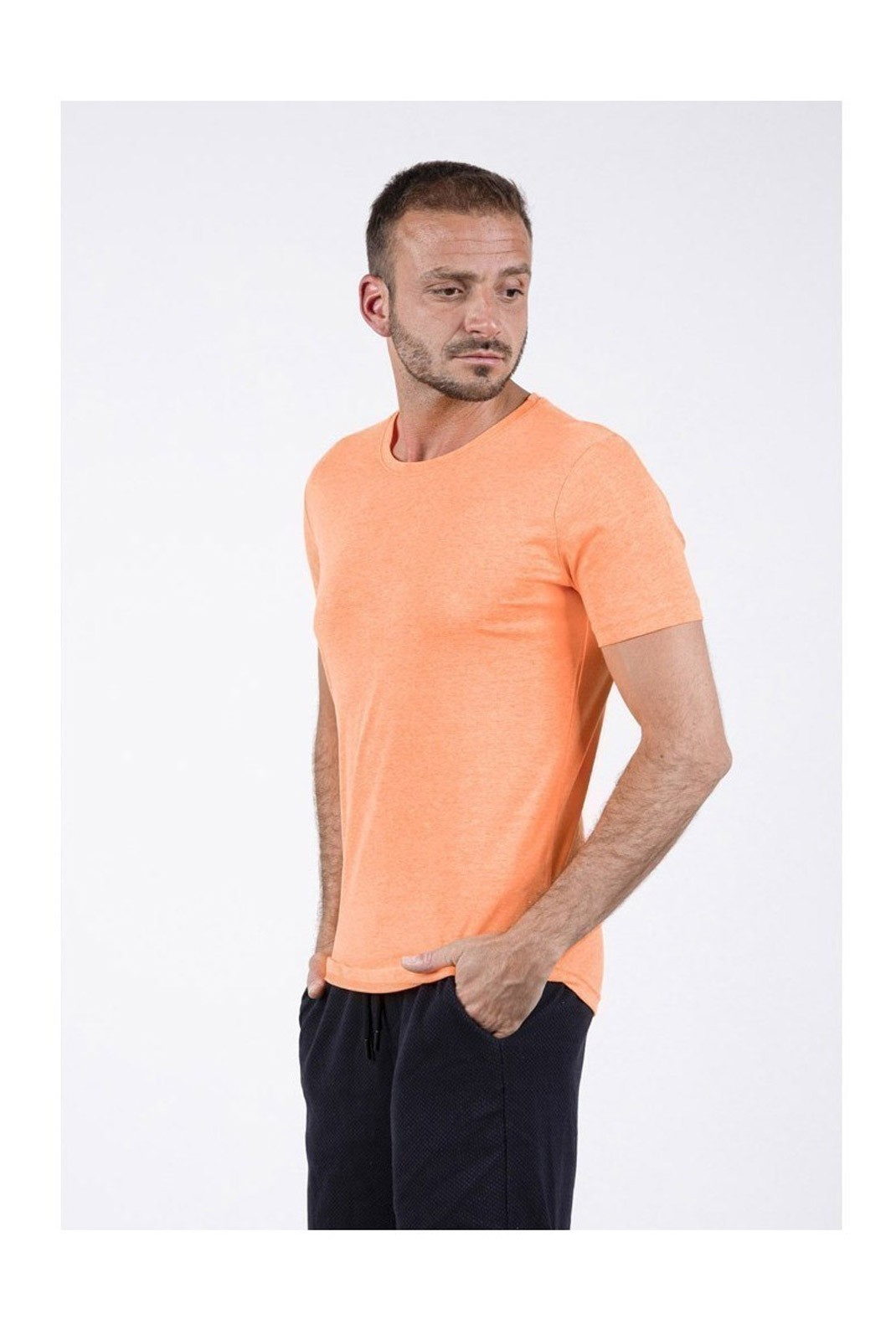 T-shirt - BASICS & MORE - Orange - BA844923