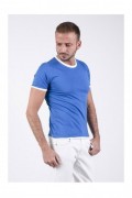 T-shirt - BASICS & MORE - Blue - Regular - BA931591