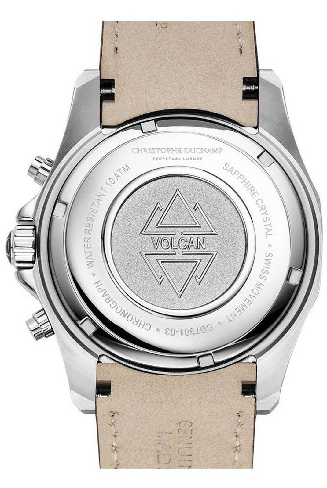 Montre Homme - CHRISTOPHE DUCHAMP - Volcan Cd7901-03