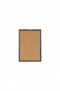 Peinture décorative avec cadre MDF (2 pièces) - Black/Grey/Beige - 122RMF1115