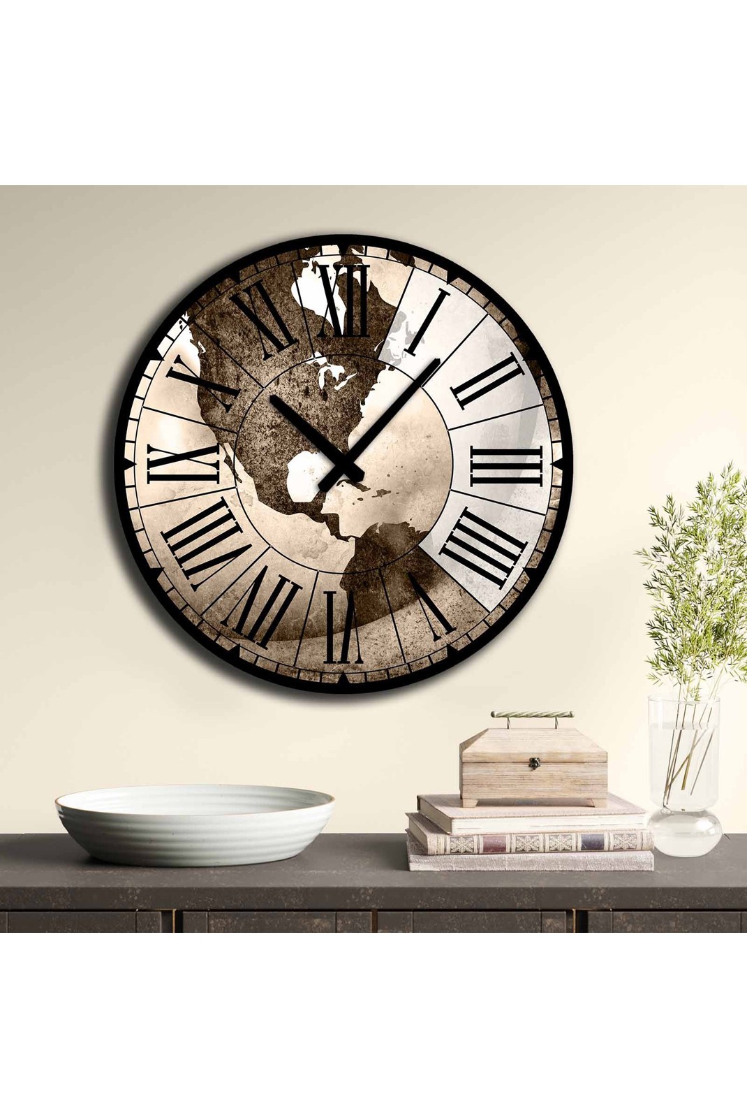 Horloge décorative MDF - Multicolor - 238HMA6221