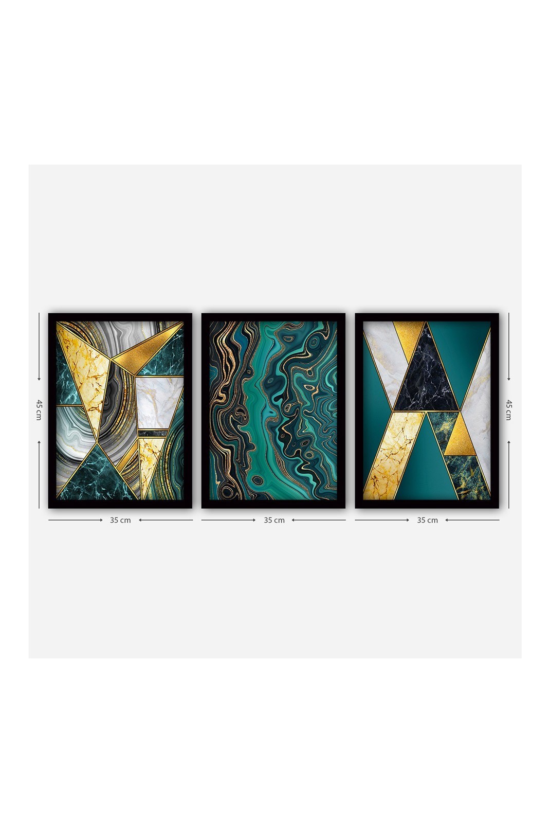 Peinture décorative (3 Pieces) - Multicolor - 364LUL1381