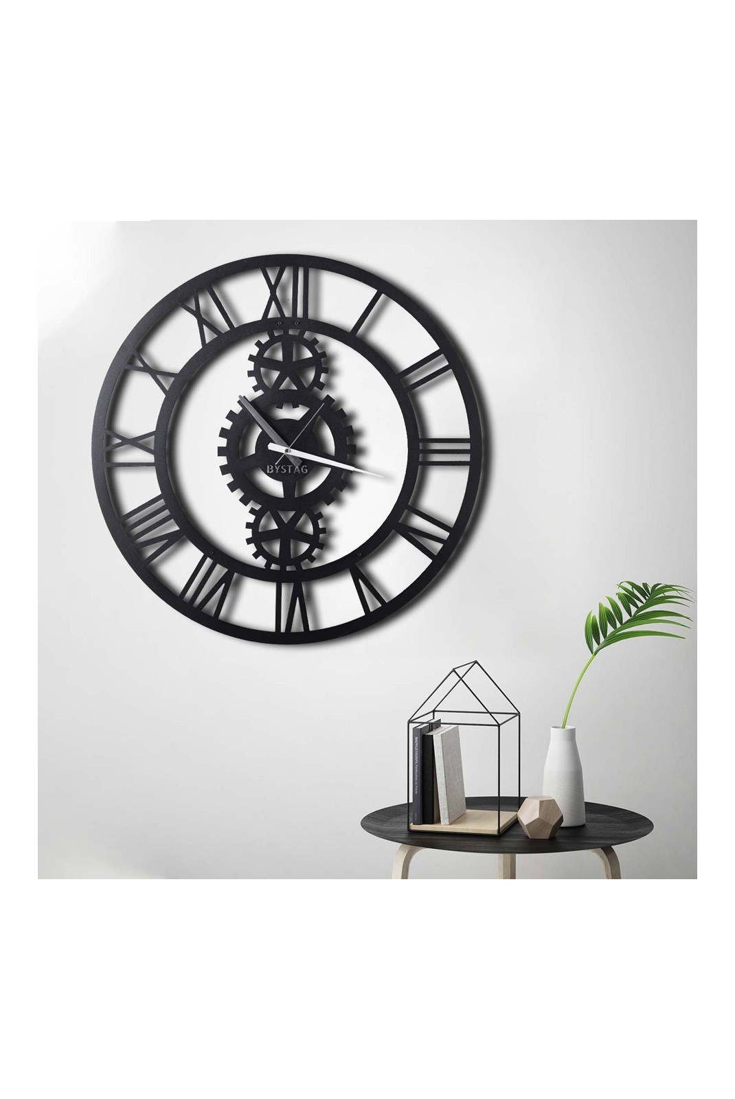 Horloge décorative en métal - Black - 805BSG1107