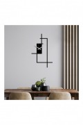 Horloge décorative en métal - Black - 891TNL2439