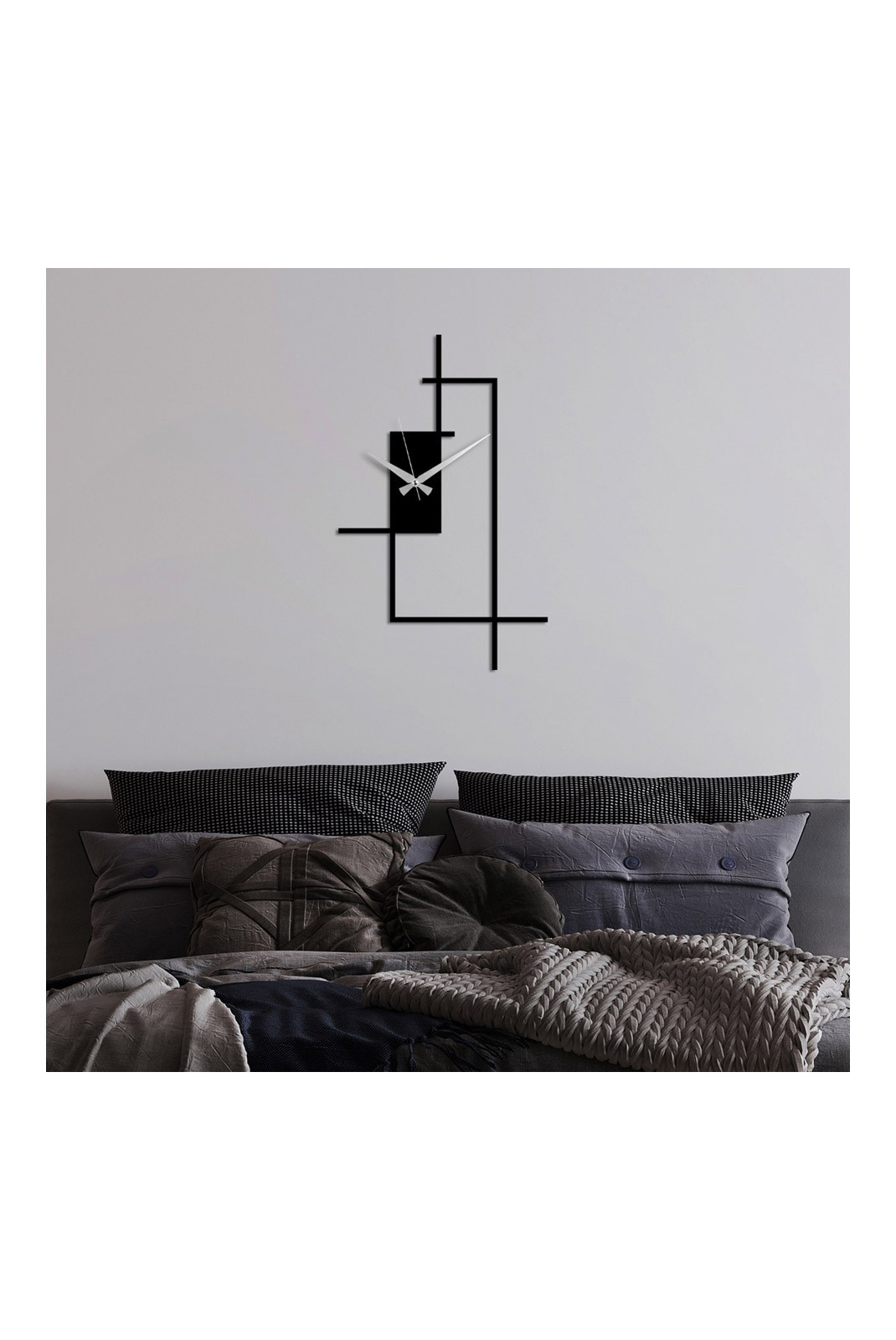 Horloge décorative en métal - Black - 891TNL2439