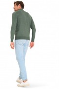 Pullover col demi-zip - MARIO RUSSO - Half Zip Sweater - Duck Green