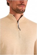 Pullover col demi-zip - MARIO RUSSO - Half Zip Sweater - Beige