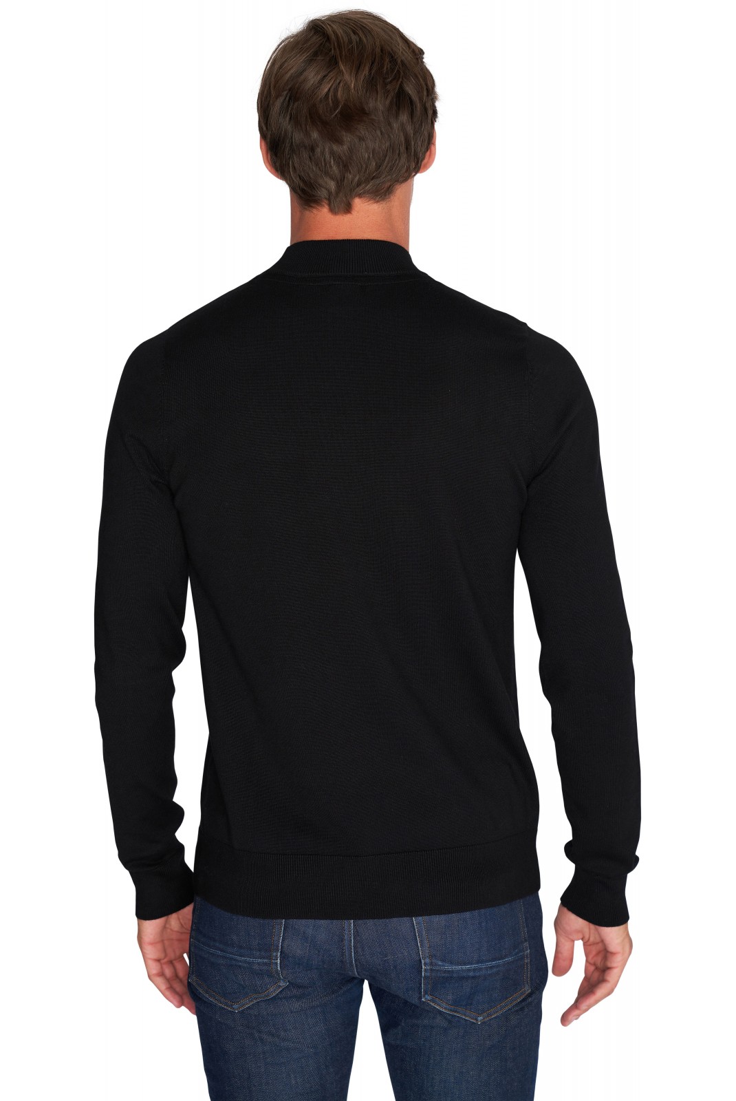 Pullover col rond - MARIO RUSSO - Turtle Neck - Zwart