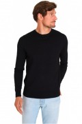 Pullover col rond - MARIO RUSSO - Round Neck - Black