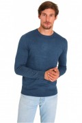 Pullover col rond - MARIO RUSSO - Round Neck - Jeans Blue