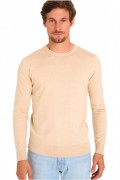 Pullover col rond - MARIO RUSSO - Round Neck - Beige